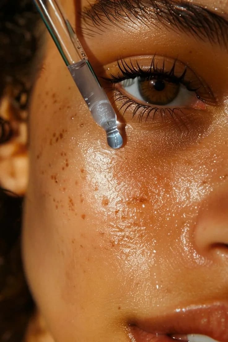 skinc with freckles